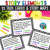 End of the Year Activities Story Elements Task Cards