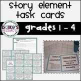 Reading:  Story Elements Task Cards & Worksheet