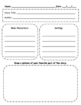 Story Elements Template by Miss Coulombe's Coordinated Classroom
