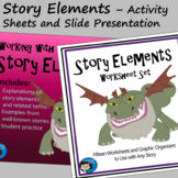 Story Elements - Activity Sheets and Slide Presentation