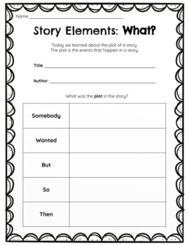 Story Elements Worksheets by I Heart Library | Teachers Pay Teachers