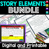 Story Elements Worksheets and Graphic Organizer Printable 