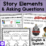 Story Elements and Asking Questions Graphic Organizers in 