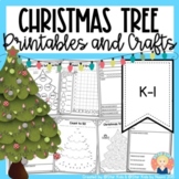 Story Elements and Main Topic Christmas Tree Craftivities for K-1
