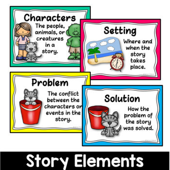 Story Elements and Nonfiction Text Features Bundle by Notman's Notebook