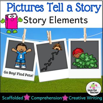 Preview of Story Elements, Reading Comprehension Distance Learning