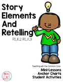 Story Elements and Retelling: RL.K.2 RL.K.3