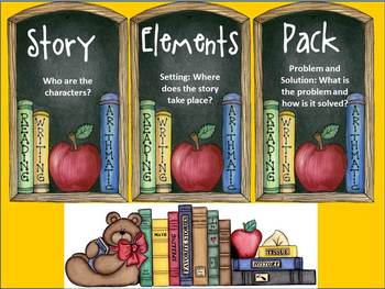 Preview of Story Elements for Early  Readers: Pre-k and K