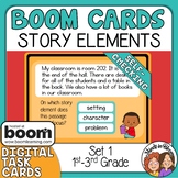 Story Elements (Set 1 - Grades 1-3) Digital Boom Cards
