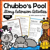 Story Extension Worksheets | Character Education | Chubbo's Pool