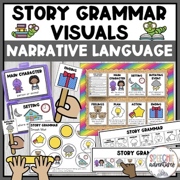 Preview of Story Grammar Elements and Retell Visuals for Narrative Language Intervention