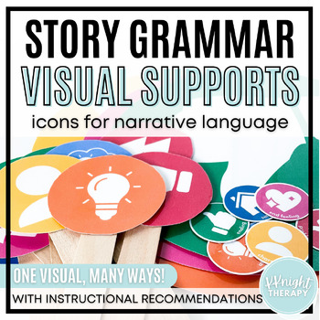 Preview of Story Grammar Icons | Visuals for Narrative Language | Retell | Story Elements