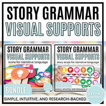 Preview of Story Grammar Visuals Bundle | Icons + Story Strips for Narrative Language