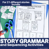 Story Grammar, Sequencing, and Retell Activities Bundle - 