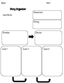 Story Graphic Organizer by Ricciardi Resources | TPT