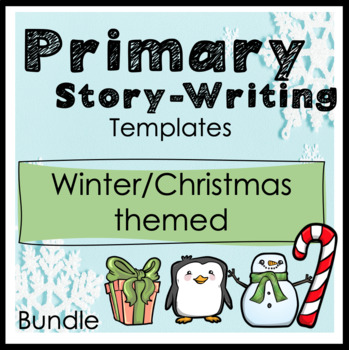 Preview of Story Graphic Organizers and Guided Writing *Winter/Christmas Themed* Bundle