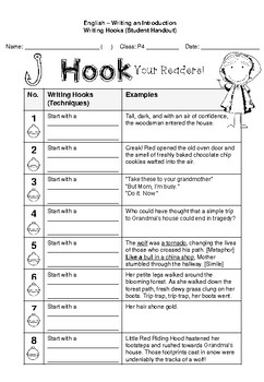 Essay Hook