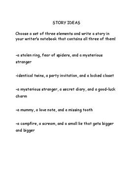 creative story ideas