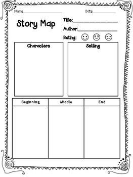 Story Map: Beginning, Middle, End by Mrs K | Teachers Pay Teachers