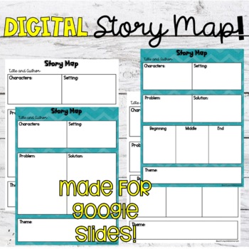 Preview of Story Map | DIGITAL | Distance Learning