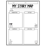 Story Map Graphic Organizer | Characters, Setting, Problem