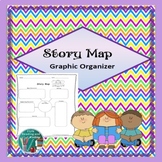 Story Element Plot Map Graphic Organizer Printable with Di