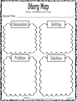 story map graphic organizer