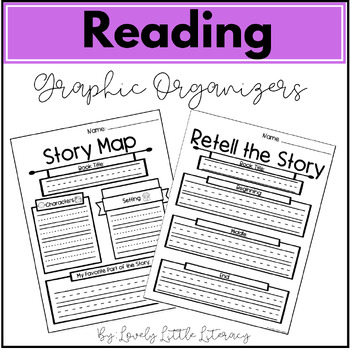 Preview of Reading Graphic Organizers Story Map Freebie