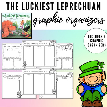 Preview of Story Map Graphic Organizers Story Elements - The Luckiest Leprechaun