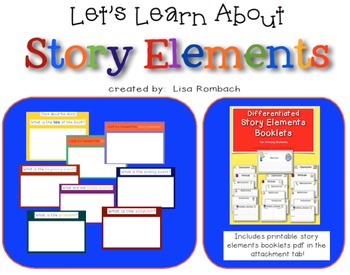 Preview of Story Map SmartBoard Lesson (Basic Story Elements) for primary grades