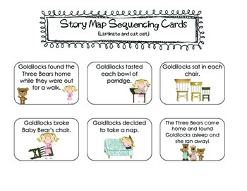 Story Map: Using Plot to Sequence "Goldilocks and the Three Little Bears”