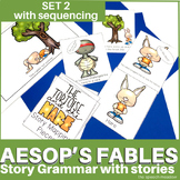 Aesop's Fables Story Grammar and Sequencing Activities wit