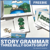 Story Grammar and Sequencing Freebie with Three Billy Goats Gruff