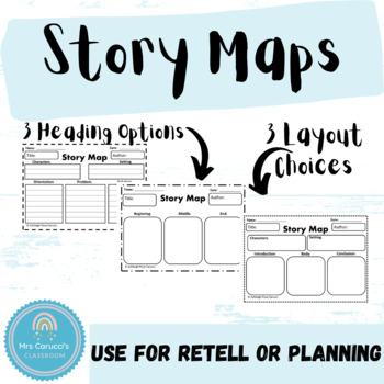 Story Maps by Mrs Carucci's Classroom | TPT