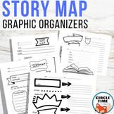 Story Map Graphic Organizer, Retelling Worksheets Any Book