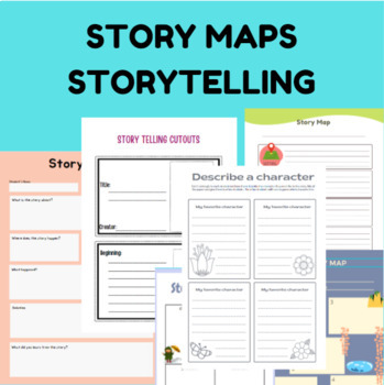 Story Maps, Main Idea, Event Sequencing and Character Traits 20 PAGES PACK