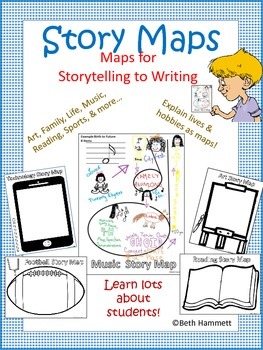 Story Maps Narrative Writing Activities by Beth Hammett the Educator Helper