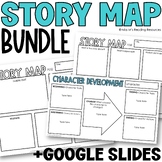 Story Elements Graphic Organizer Story Map BUNDLE