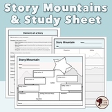 Story Mountains and Study Sheet: For Use with Any Work of Fiction