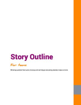Preview of Story Outline for Teens