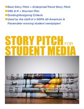 Preview of Story Pitch Form for Scholastic Journalism