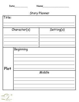 Story Planner by Teaching With Pixie Dust | TPT