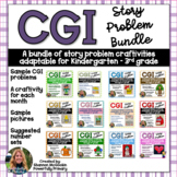 Story Problem/CGI Craftivity Bundle