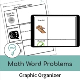 Math Word Problem Graphic Organizer | Digital and Print