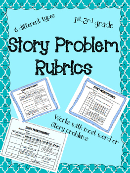 Preview of Story Problem Rubrics