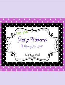 Preview of Story Problems All Through the Year