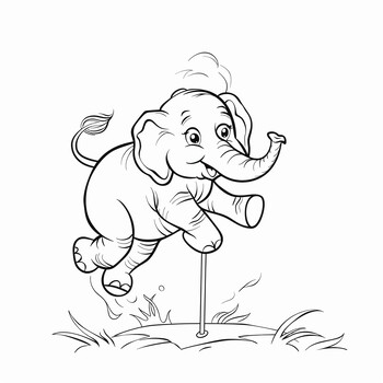 Preview of Story Prompt -  elephant, spring