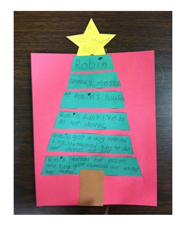 Story Pyramid and Summarizing Christmas Tree Graphic Organizer | TpT