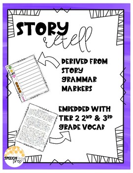 Story Retell Across Story Elements by SpeechEasy Prep | TpT