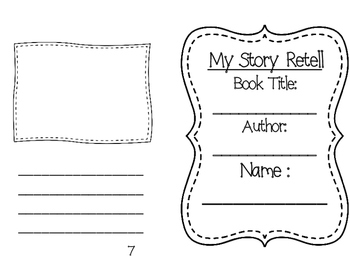 Preview of Story Retell Booklet